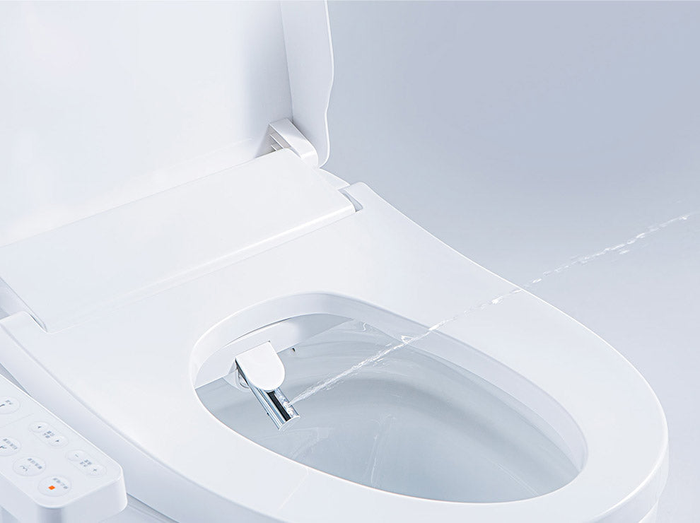 Kompletna toaleta myjąca Xiaomi, deska + miska, zestaw Xiaomi, miska podwieszana, idealnie dopasowana do deski, rimfree, z powłoką antybakteryjną.